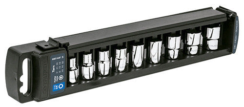 JUEGO DE 9 DADOS PUNTA TORX, CUADRO 3/8