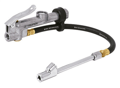 INFLADOR DOBLE CON CALIBRADOR DE METAL