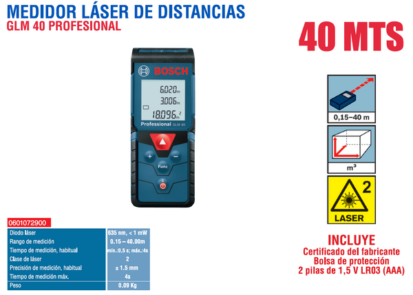 BOSCH GLM 40 PROFESIONAL