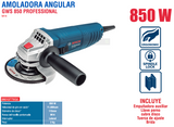 BOSCH Amoladora angular GWS 850 127V M14 Professional