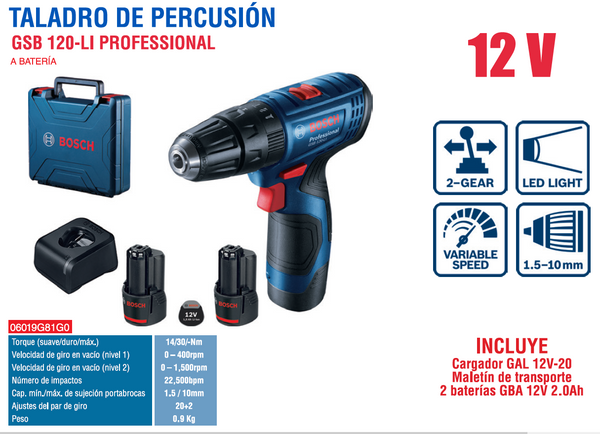 BOSCH ATORNILLADORA PERF. ACU.