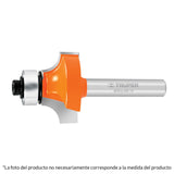 Broca para router, redondeado con moldura, 1-1/4' con balero