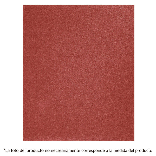 Lija de esmeril roja, grano 40