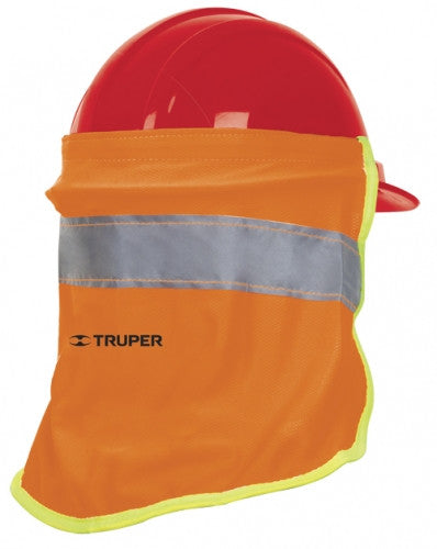 CUBRENUCA PARA CASCO COLOR NARANJA 30 CM