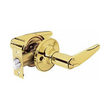 CERRADURA MANIJA, LATÓN BRILLANTE, RECÁMARA, HERMEX BASIC