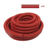 POLIFLEX EXTRARESISTENTE ROJO 3/4 CON GUIA