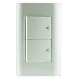 LUCEK PLACA 3 MOD CON 2 APAGA. 1.5 BLANCO