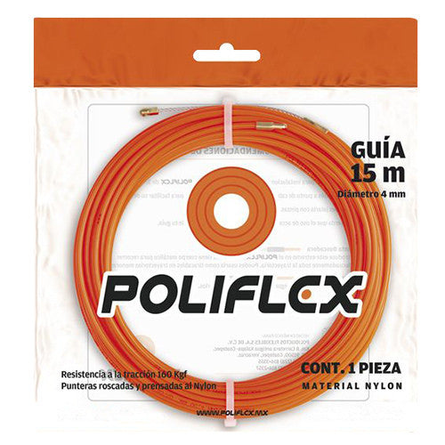 POLIFLEX GUIA PLASTICO 15 MT