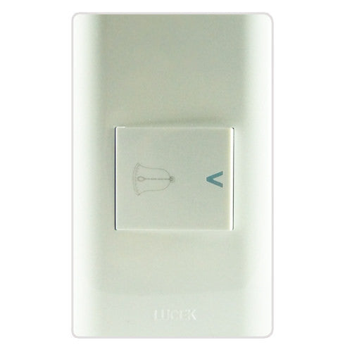 LUCEK PLACA 1 MOD CON TIMBRE BLANCO