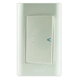 LUCEK PLACA 3 MOD CON APAGADOR ESC. BLANCO