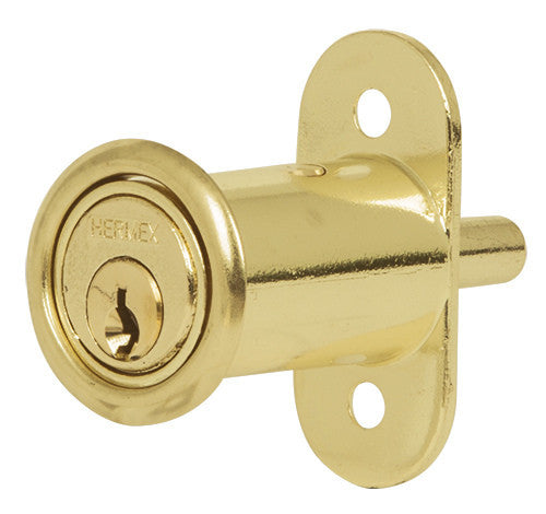 CERRADURA PARA MUEBLE, MODELO 20, LATÓN