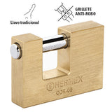 CANDADO DE LATÓN, ANTIPALANCA, 63MM