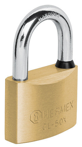 CANDADO DE LATÓN, 50MM, LLAVE TETRA