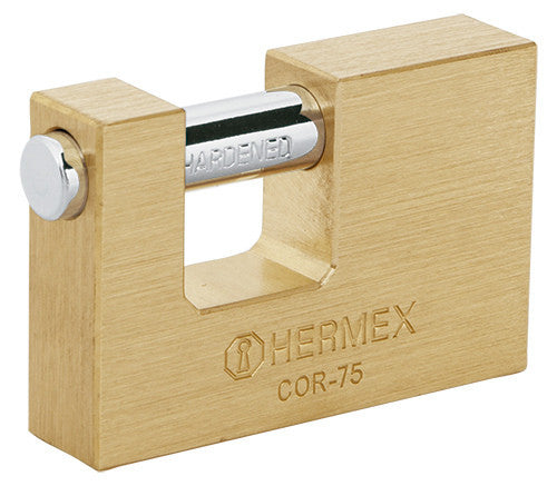 CANDADO DE LATÓN, ANTIPALANCA, 76MM