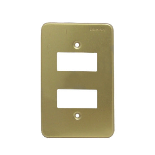 BT-TRA PLACA ALUMINIO ANOD. ORO 2 UNID