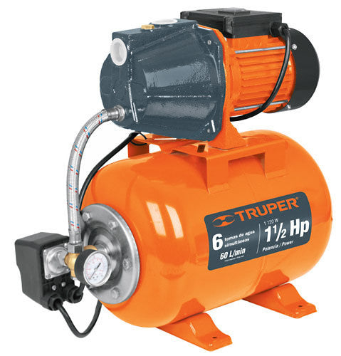 BOMBA HIDRONEUMATICA,1-1/2HP,24 LITROS