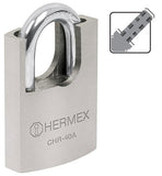 CANDADO DE HIERRO CON CORAZA, 40MM, LLAVE ABLOY