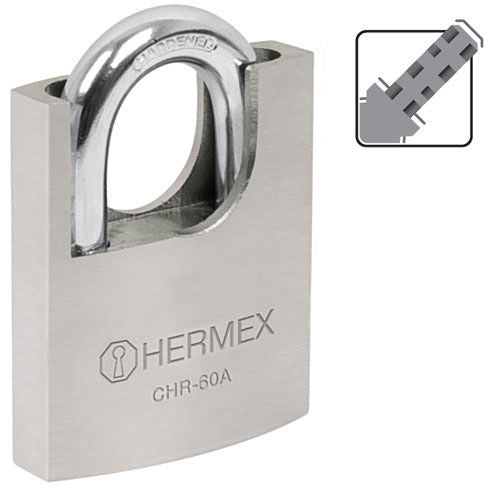 CANDADO DE HIERRO CON CORAZA, 60MM, LLAVE ABLOY