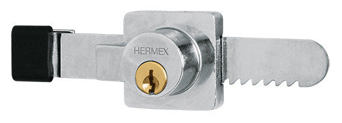 CERRADURA PARA VITRINA, ACABADO CROMO