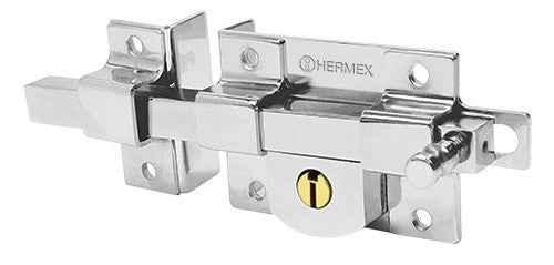 CERRADURA PARA MUEBLE, MODELO 21, LATÓN, HERMEX