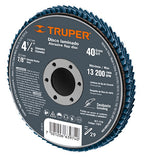 DISCO LAMINADO DE 4 1/2"", GRANO 80