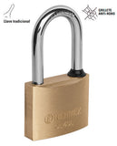 CANDADO DE LATÓN, 45MM, GANCHO LARGO