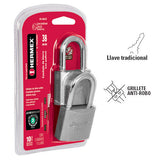 CANDADOS DE HIERRO, GEMELOS, 45MM, GANCHO LARGO