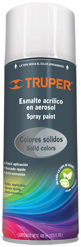 PINTURA BLANCO MATE EN AEROSOL, 400 ML