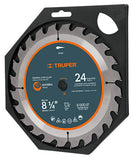 SIERRA CIRCULAR P/MADERA 8-1/4', 24 DIENTES, CENTRO 5/8