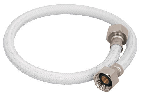 MANGUERA FLEXIBLE PARA FREGADERO 55 CM VINILO BLANCA