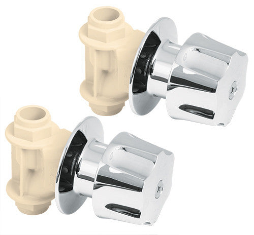PAR DE LLAVES EMPOTRAR CPVC 13MM