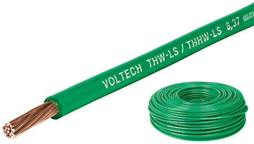 CABLE THHW-LS VERDE 8 AWG