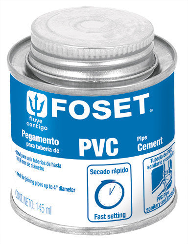 PEGAMENTO PARA PVC EN LATA 145 ML