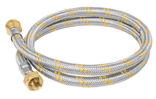 MANGUERA FLEXIBLE DE ACERO INOXIDABLE PARA GAS 150 CM