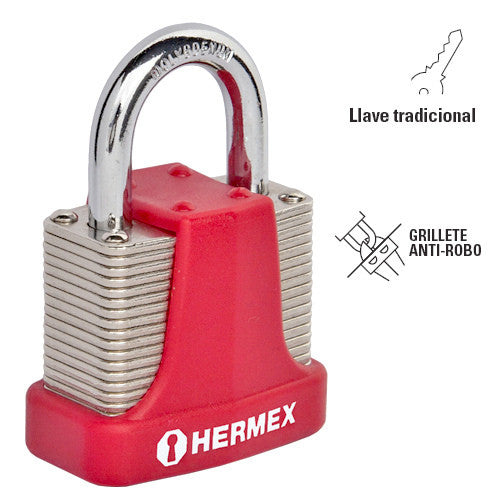 CANDADO LAMINADO, 40MM