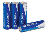 PILA ALCALINA TAMAÑO AA, BLISTER CON 4, VOLTECH