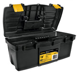 CAJA PARA HERRAMIENTA 19"", BROCHE AMARILLO