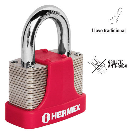 CANDADO LAMINADO, 50MM