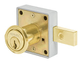 CERRADURA PARA MUEBLE, MODELO 26, ACCIÓN HORIZONTAL, LATÓN