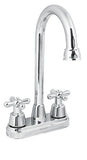 MEZCLADORA 4"" LAVABO TIPO BAR CRUCETA