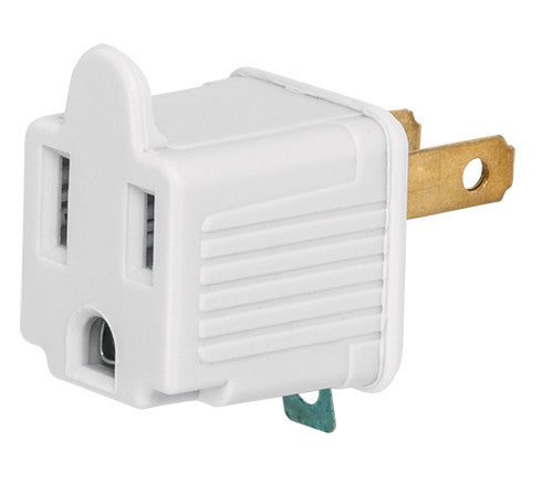 ADAPTADOR 3 A 2 BLANCO, VOLTECH