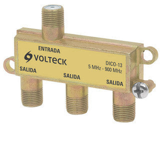 DIVISOR COAXIAL DE 1 ENTRADA Y 3 SALIDAS