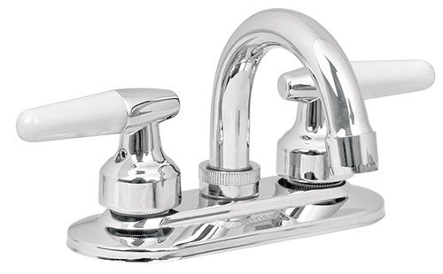MEZCLADORA PARA LAVABO, CUELLO CURVO, MANERALES TIPO