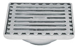 RESUMIDERO CUADRADO DE ACERO INOX, 4 X 4""