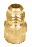 CONECTOR LATON FLARE SOLDAR 3/8"" X 1/2""