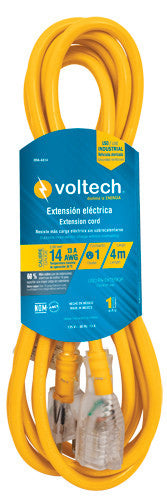 EXTENSIÓN REFORZADA, ATERRIZADA, 4 M, CALIBRE 14, VOLTECH