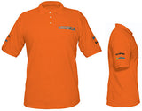 PLAYERA POLO NARANJA CABALLERO G BORDADA