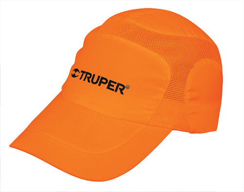 GORRA 100% POLIÉSTER, COLOR NARANJA