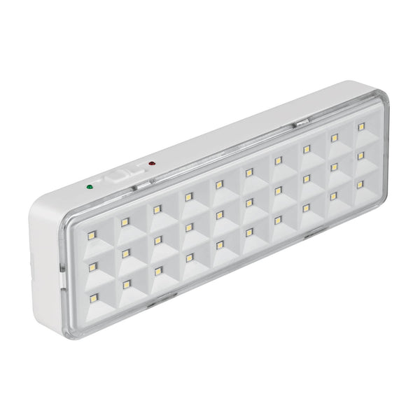 Lámpara de emergencia recargable 220 lm, 30 LED