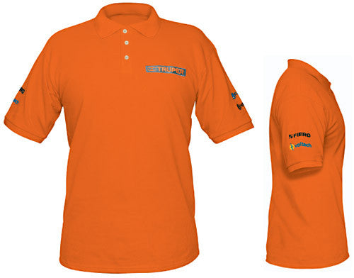 PLAYERA POLO NARANJA CABALLERO M BORDADA